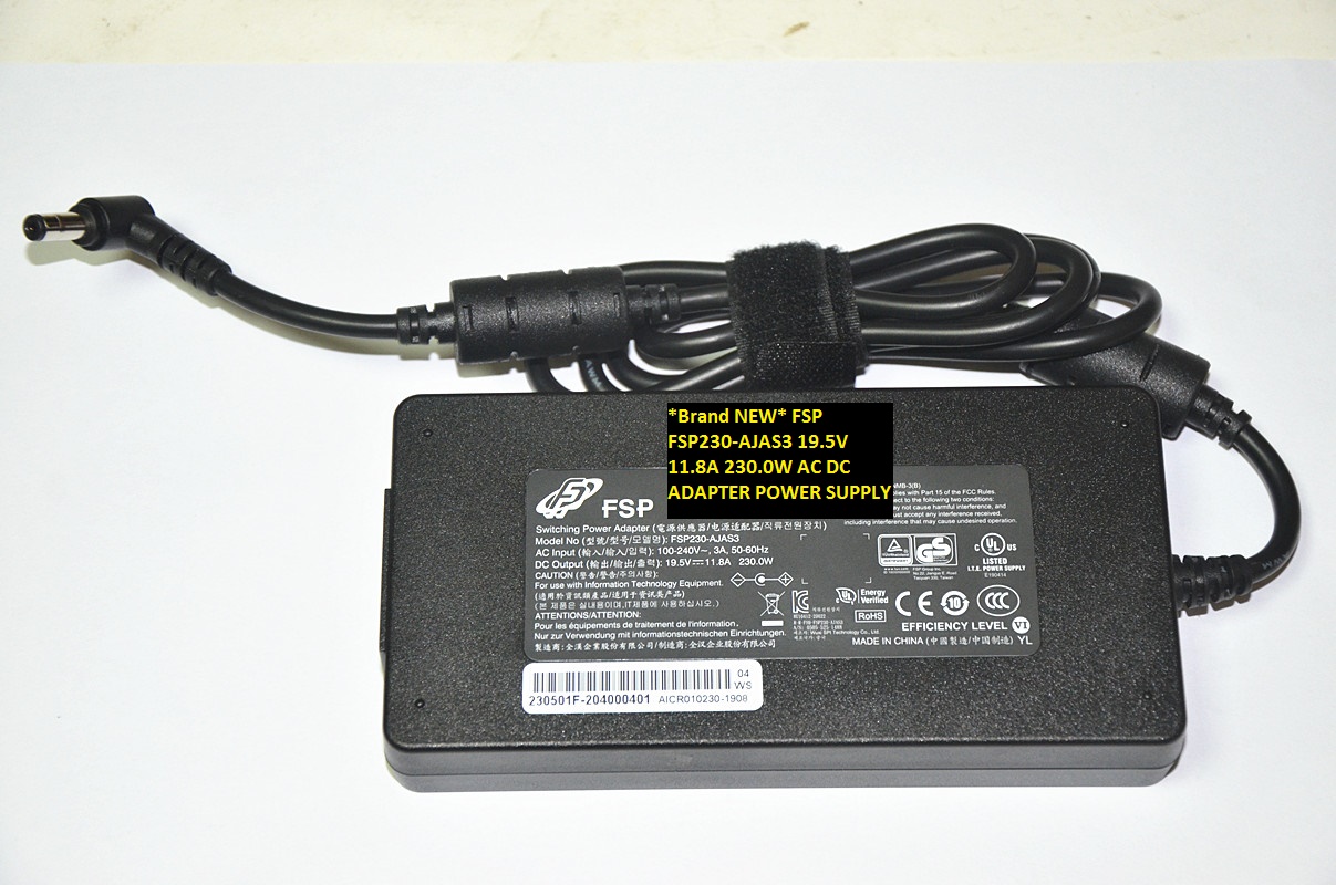 *Brand NEW* FSP FSP230-AJAS3 19.5V 11.8A 230.0W AC DC ADAPTER POWER SUPPLY